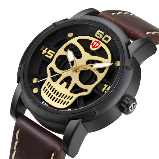 Golden Skull Watch